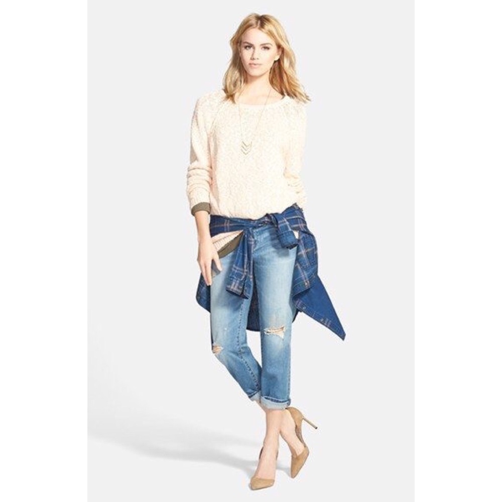 Treasure&Bond Ripped Boyfriend Jeans